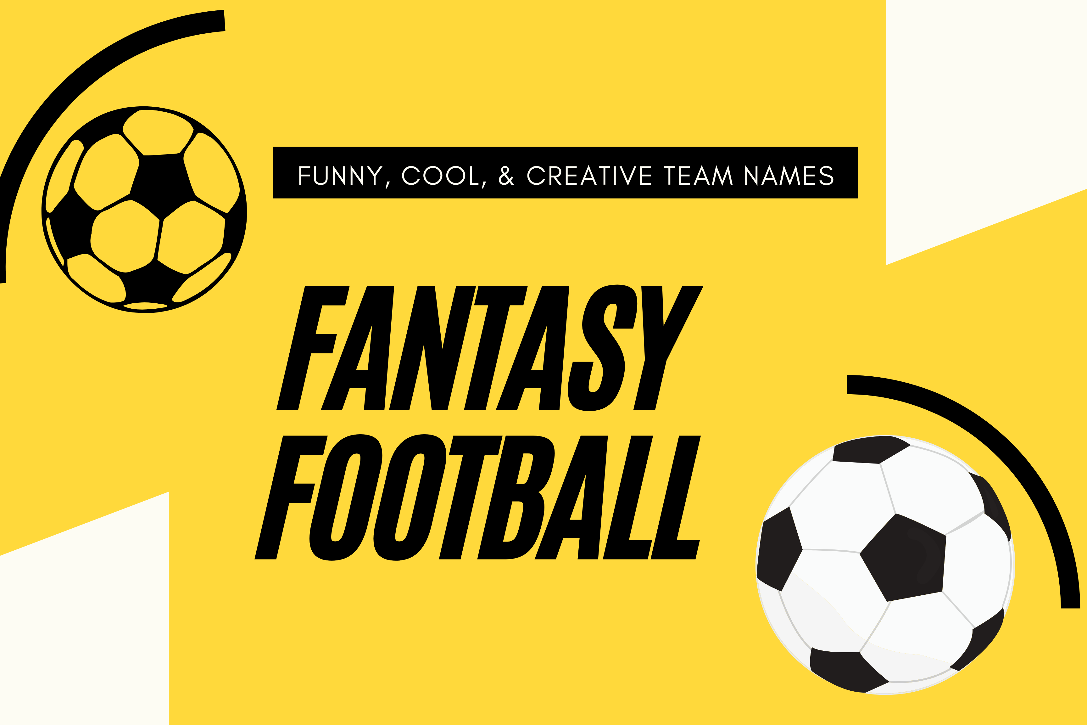 1000+ Funny And Cool Fantasy Football Team Names — Living Smarter