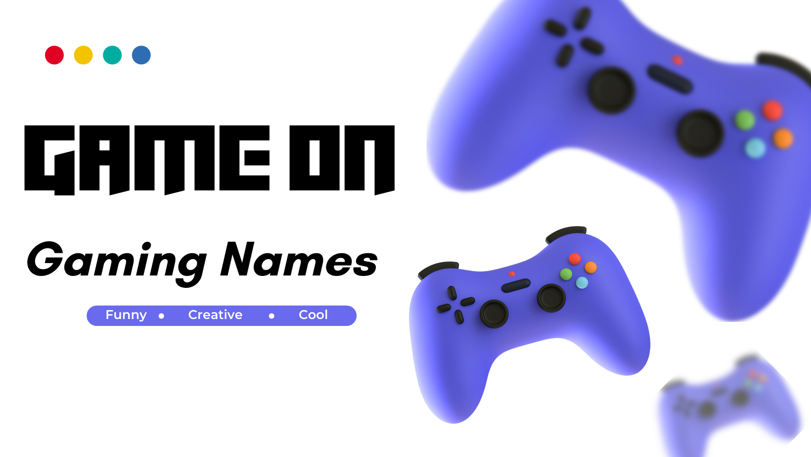 1000+ Cool, Creative, And Funny Names For Games