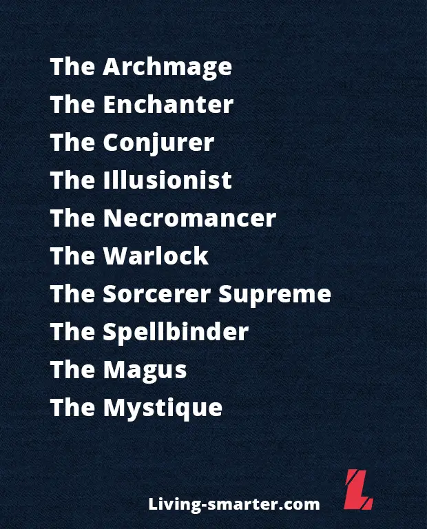 Clever Wizard Names