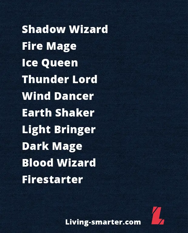 Cool Wizard Names 1