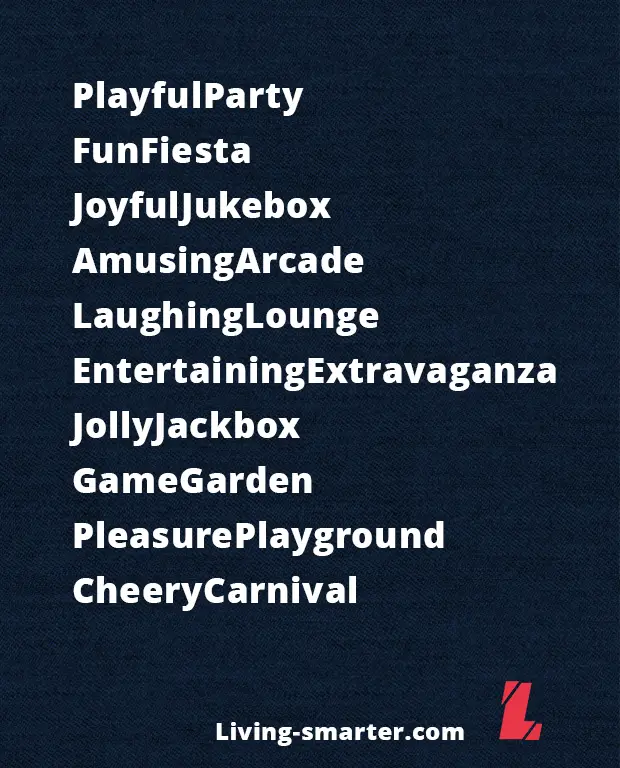 List of good names for Jackbox